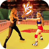 女士格斗摔跤(Bad Girls Fight Wrestling Game)